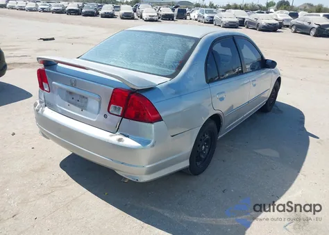 2005 Honda Civic Lx из США, поврежденный, VIN 2HGES16545H541176